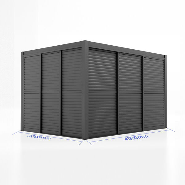 Maze - Como Pergola Sliding Louvre Panel Door 370x218 product image