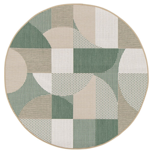 Maze - Abstract Round Indoor and Outdoor Rug - 280x280cm product image