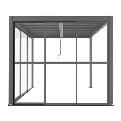 Maze - Como Pergola Sliding Transparent Doors 3m Side - Grey product image
