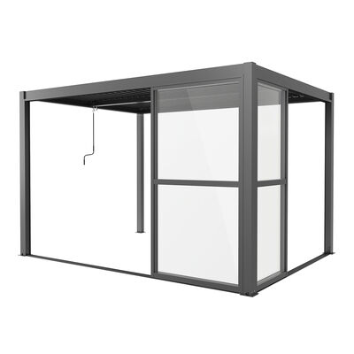 Maze - Como Pergola Sliding Transparent Doors 3m Side - Grey product image