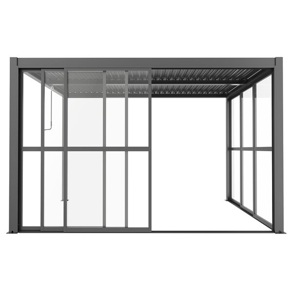 Maze - Como Pergola Sliding Transparent Doors 4m Side - Grey product image