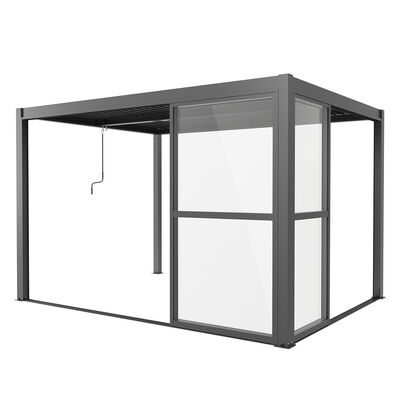Maze - Como Pergola Sliding Transparent Doors 4m Side - Grey product image