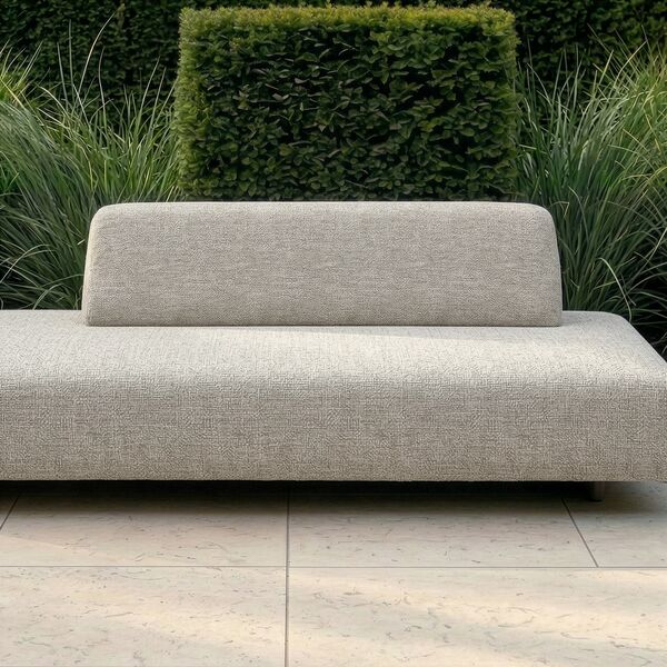 Cannes Sofa Large Backrest - Pebble