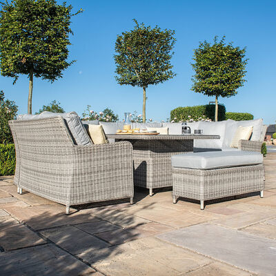 Maze - Oxford Royal U-Shaped Rattan Sofa Set with Rising Table product image