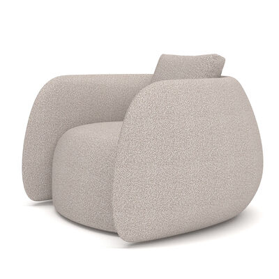 Maze - Outdoor Fabric Monte Carlo Armchair - Greige Boucle product image