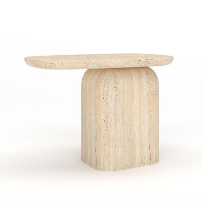 Maze - Monte Carlo Small Side Table in Travertine product image