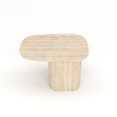 Maze - Monte Carlo Small Side Table in Travertine product image