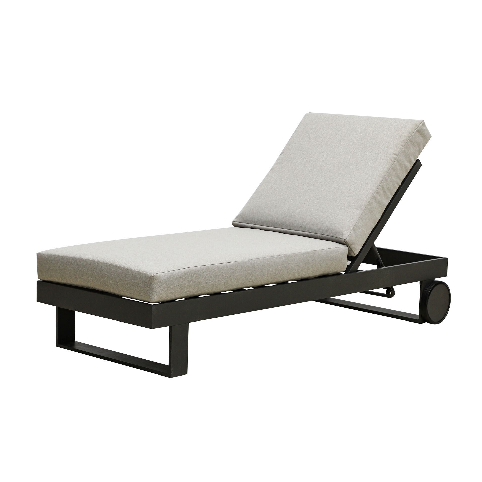 Maze - Vancouver / New York Aluminium Sunlounger - Dove Grey product image