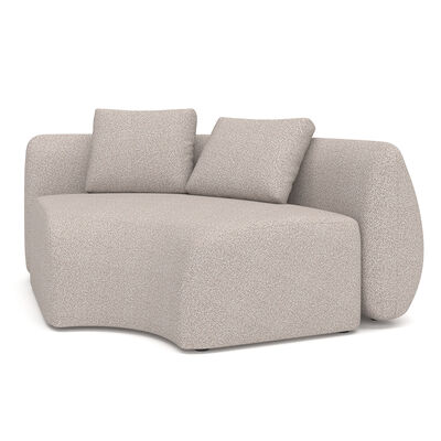 Maze - Outdoor Fabric Monte Carlo Large Corner Sofa Set - Greige Boucle product image