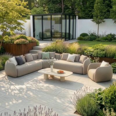 Monte Carlo Large Corner Sofa Set With Armchair