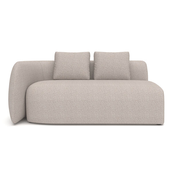 Maze - Outdoor Fabric Monte Carlo Small Corner Sofa Set with Armchair - Greige Boucle product image