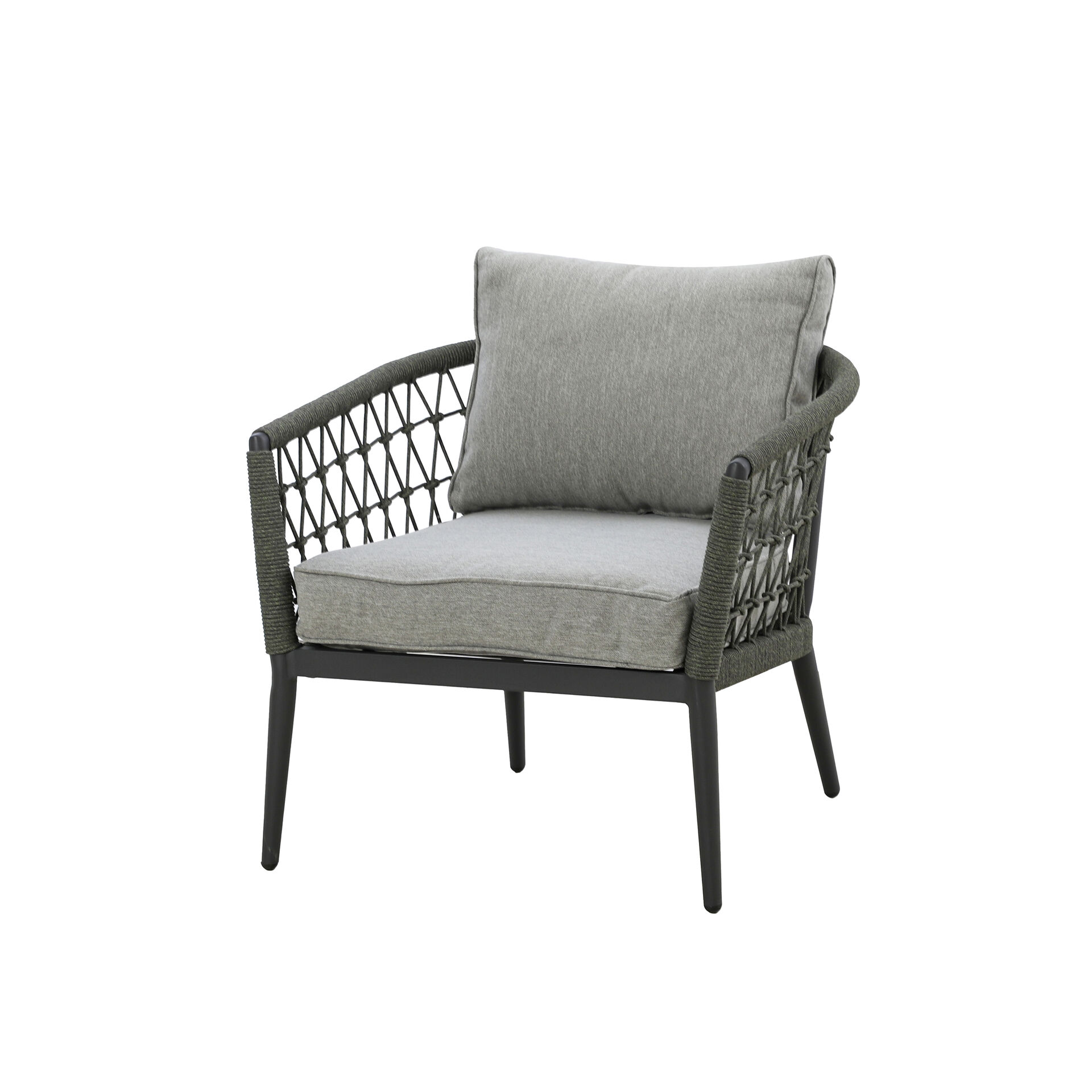 Maze - Monaco Rope Weave Lounge Chair - Ivy Green product image