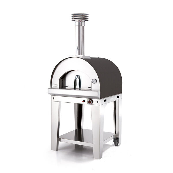 Fontana - Margherita Build in Gas Pizza Oven with Trolley - Anthracite product image