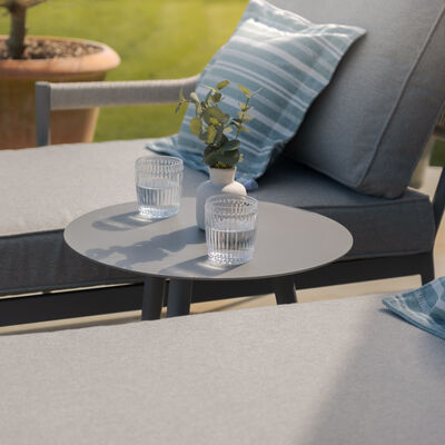 Maze - Florence Rope Weave Double Sunloungers with Round Coffee Table product image
