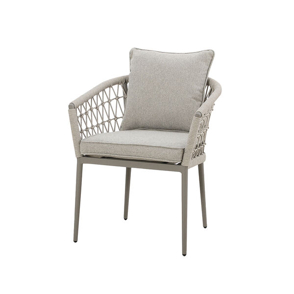 Maze - Jakarta Teak Oval Dining Table with 8 Monaco Cool Linen Rope Weave Dining Chairs product image