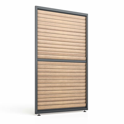 Maze - Eden Pergola Adjustable Wood Effect Louvre Panel (131 x 222cm) - fits within 3m product image