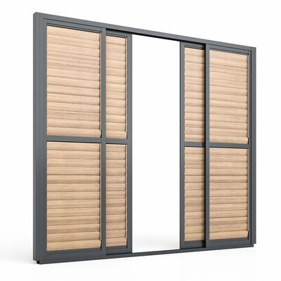 Maze - Eden Pergola Sliding Louvre Panel Door 254x222 product image