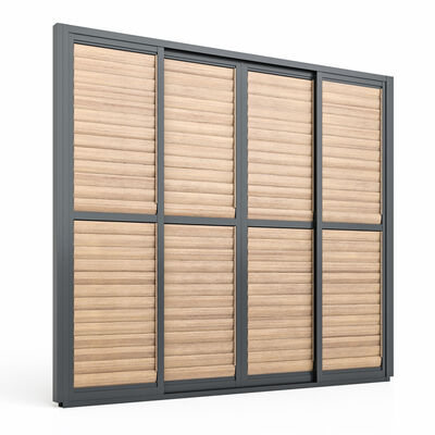 Maze - Eden Pergola Sliding Louvre Panel Door 254x222 product image