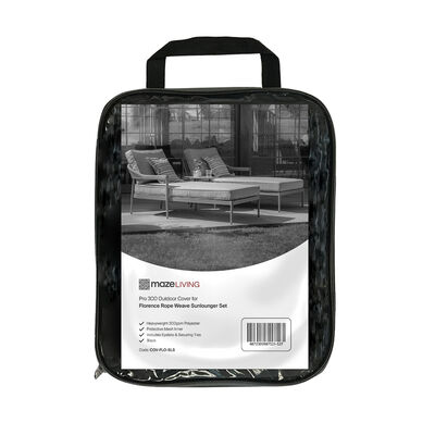 Maze - Pro 300 Outdoor Furniture Cover for Florence Rope Weave Sunlounger Set product image