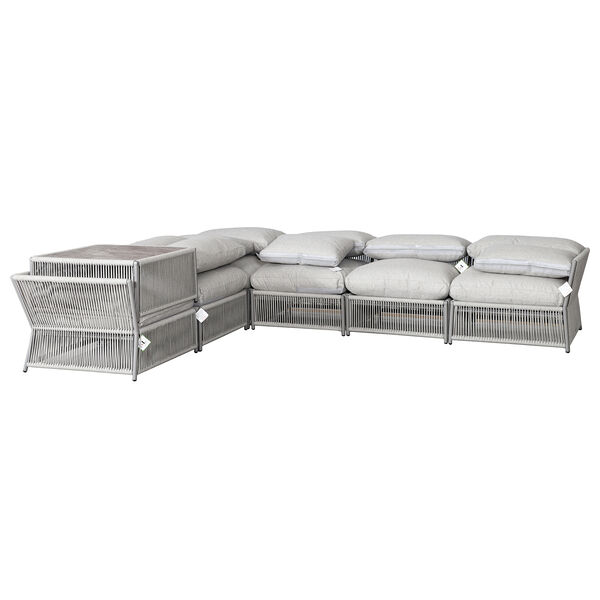 Maze - Pro 300 Outdoor Furniture Cover for Maldives Rope Weave Large Corner Sofa Set product image
