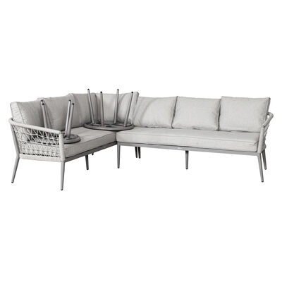 Maze - Pro 300 Outdoor Furniture Cover for Monaco Rope Weave Large Corner Sofa Set product image