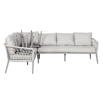 Maze - Pro 300 Outdoor Furniture Cover for Monaco Rope Weave Large Corner Sofa Set product image