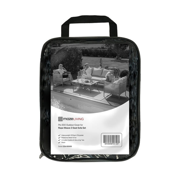Maze - Pro 300 Outdoor Furniture Cover for Milan & Havana 3 Seat Sofa Set