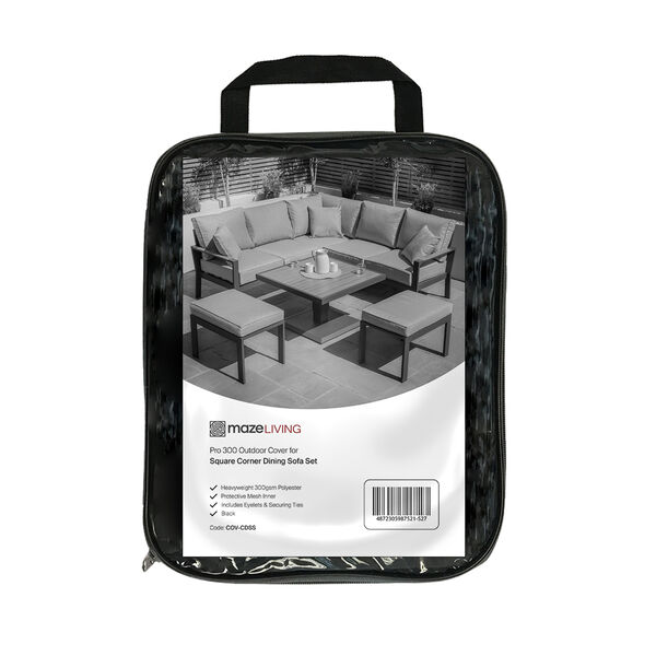Maze - Pro 300 Outdoor Furniture Cover for Florence & Vancouver Square Corner Dining Sofa Set