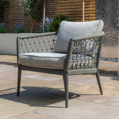 Maze - Monaco Rope Weave Lounge Chair - Ivy Green product image