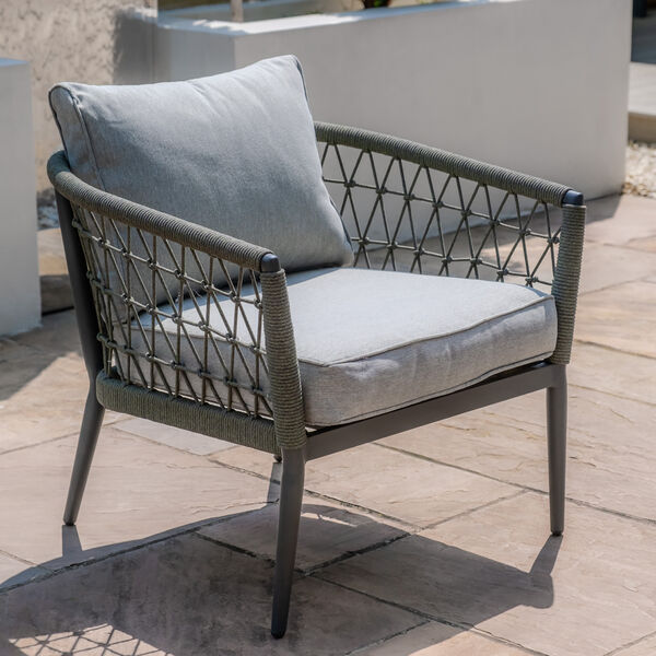 Maze - Monaco Rope Weave Lounge Chair - Ivy Green product image