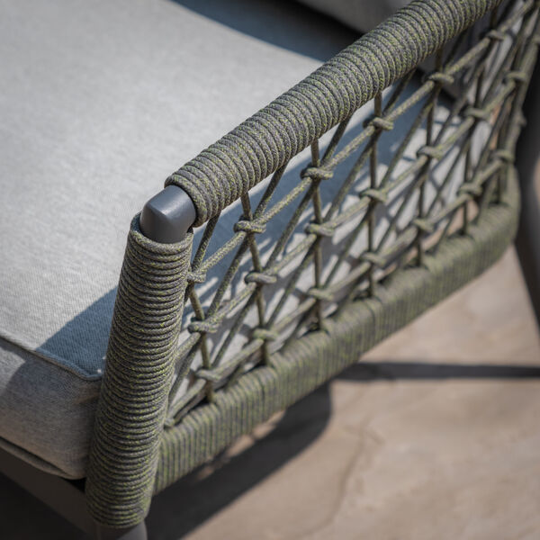 Maze - Monaco Rope Weave Lounge Chair - Ivy Green product image