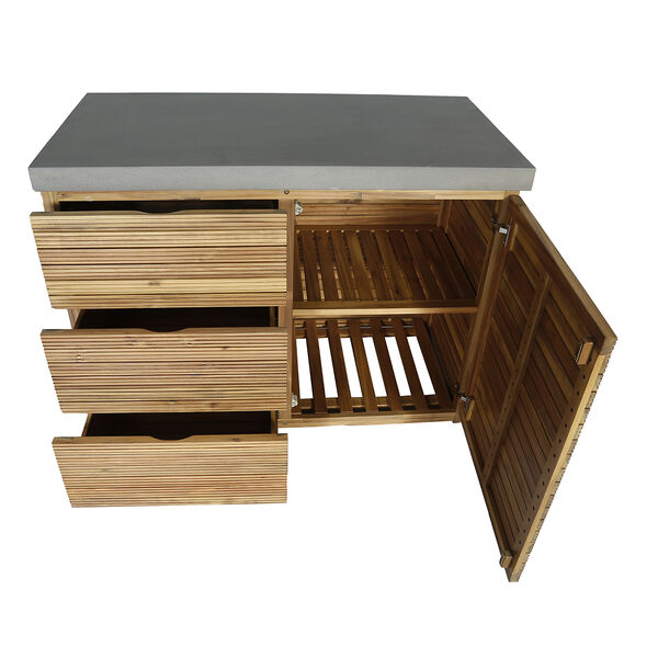 Maze - Bali Outdoor Kitchen Double Storage Unit product image