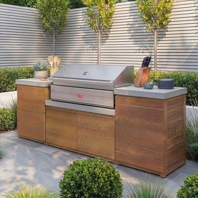 Bali Outdoor Kitchen Unit - Small Configuration / Beefeater 1500 Series BBQ