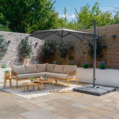 Maze - Helios 3m Round Rotating Cantilever Parasol product image