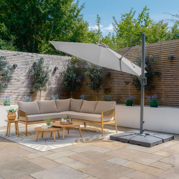 Maze - Helios 3m Round Rotating Cantilever Parasol product image