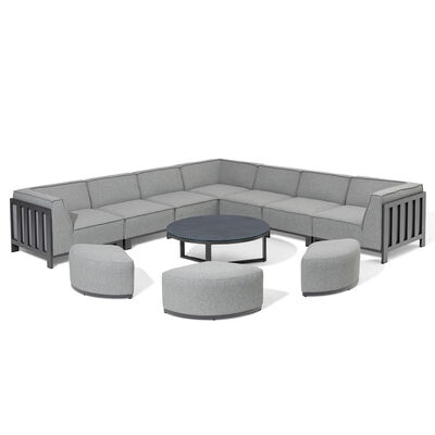 Maze - Outdoor Fabric Ibiza Large Corner Sofa Set With Round Coffee Table product image