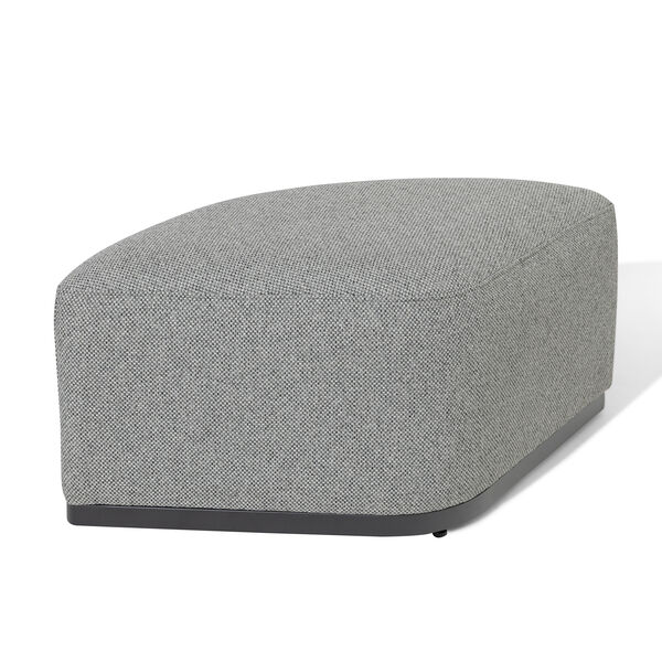 Maze - Outdoor Fabric Ibiza Medium Corner Sofa Set with Round Coffee Table & 3 Footstools - Zinc Grey product image