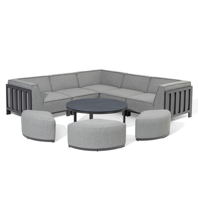 Maze - Outdoor Fabric Ibiza Small Corner Sofa Set With Round Coffee Table product image