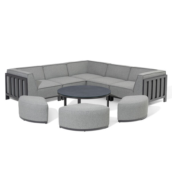 Maze - Outdoor Fabric Ibiza Small Corner Sofa Set With Round Coffee Table product image
