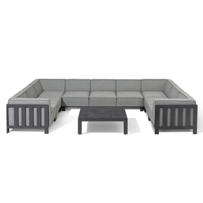 Maze - Outdoor Fabric Ibiza U Shape Sofa Set With Square Coffee Table product image