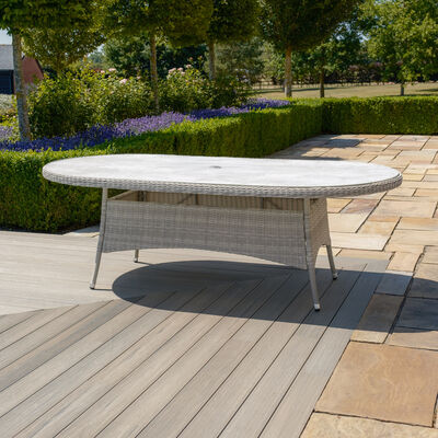 Maze - Oxford 8 Seat Oval Rattan Dining Table - Ceramic Glass (Table Only) product image