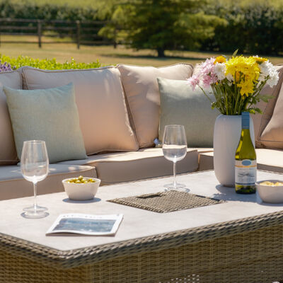 Maze - Winchester Rattan Rising Table with Ice Bucket - Ceramic Glass (Table Only) product image