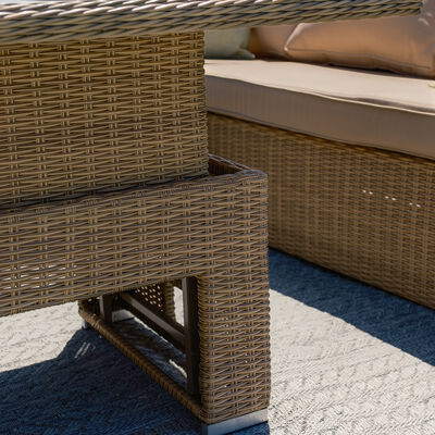 Maze - Winchester Rattan Rising Table with Ice Bucket - Ceramic Glass (Table Only) product image