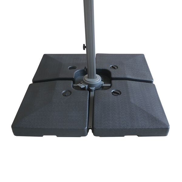 Maze - Helios 3m x 3m Square Rotating Cantilever Parasol with Base - Oil Green product image