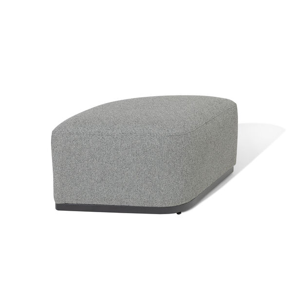 Maze - Outdoor Fabric Ibiza 3 Seat Sofa Set with Round Coffee Table & 3 Footstools - Zinc Grey product image