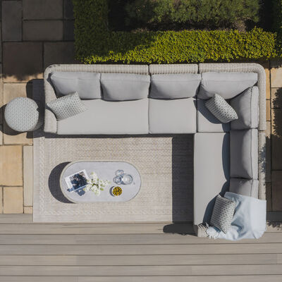 Maze - Oxford Large Rattan Corner Sofa Set - Ceramic Glass product image
