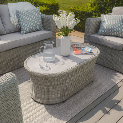 Maze - Oxford 3 Seat Rattan Sofa Set - Ceramic Glass product image