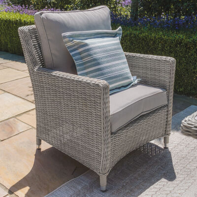 Maze - Oxford Sofa Rattan Dining Set with Ice Bucket & Rising Table - Ceramic Glass product image