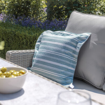 Maze - Oxford Sofa Rattan Dining Set with Ice Bucket & Rising Table - Ceramic Glass product image