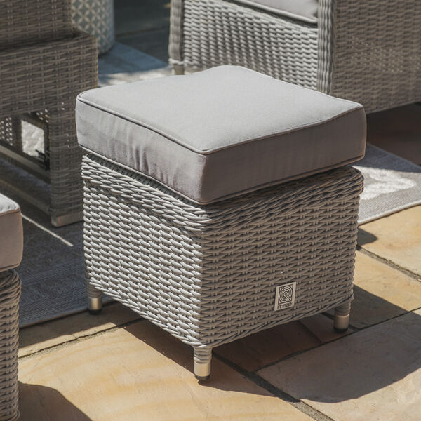 Maze - Oxford Sofa Rattan Dining Set with Ice Bucket & Rising Table - Ceramic Glass product image
